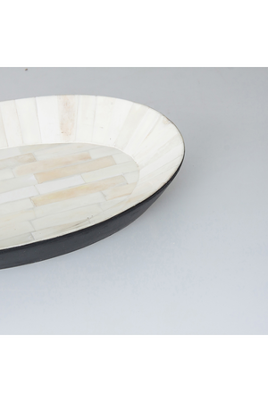   White Bone Oval Tray | Oroa.com