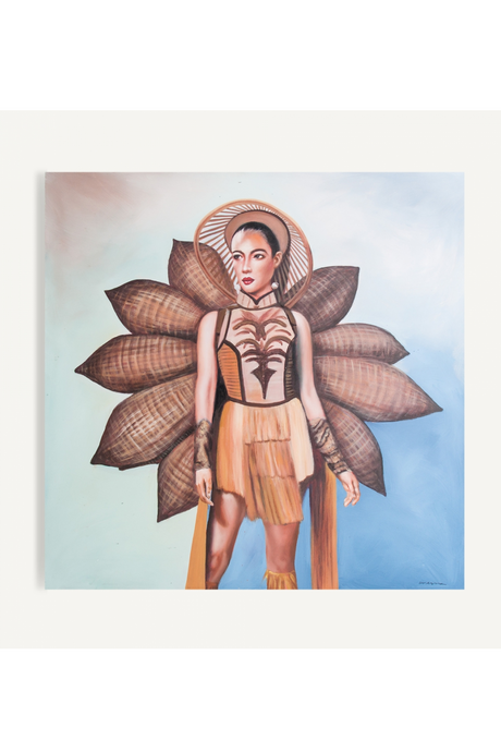   Lady Canvas Art Print | Oroa.com