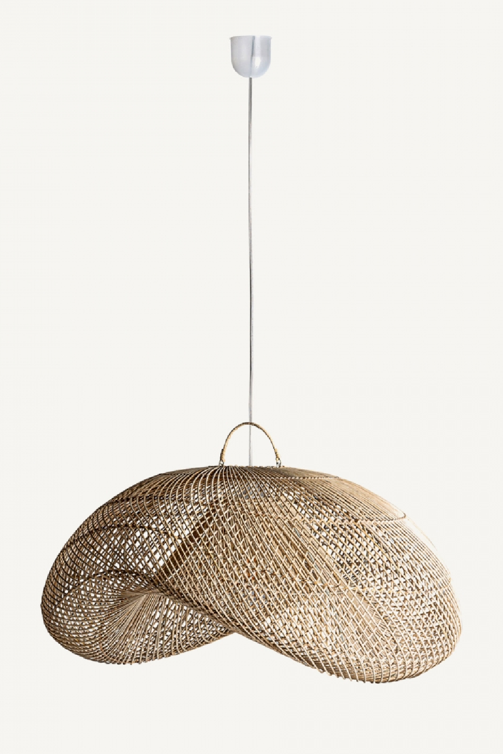   Rattan Curved Hanging Lamp | Oroa.com