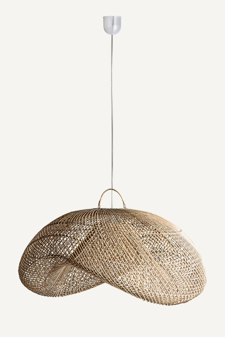   Rattan Curved Hanging Lamp | Oroa.com