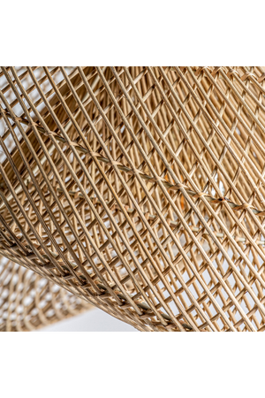   Rattan Curved Hanging Lamp | Oroa.com