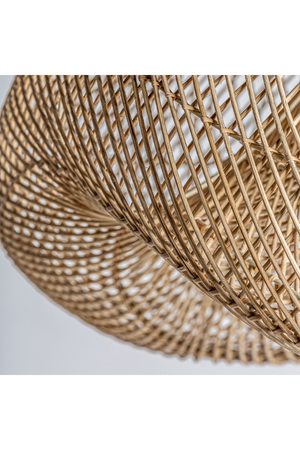   Rattan Curved Hanging Lamp | Oroa.com