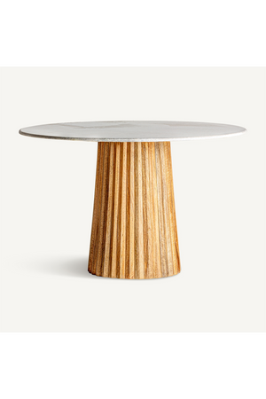   Central Base Wood Dining Table | Oroa.com