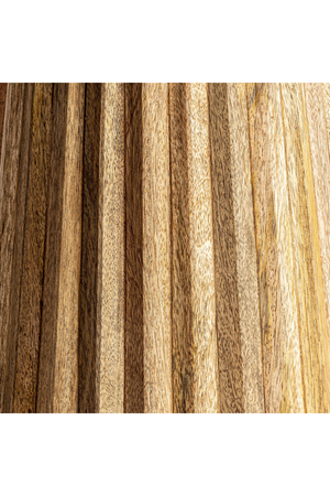   Mango Wood Pedestal Side Table | Oroa.com