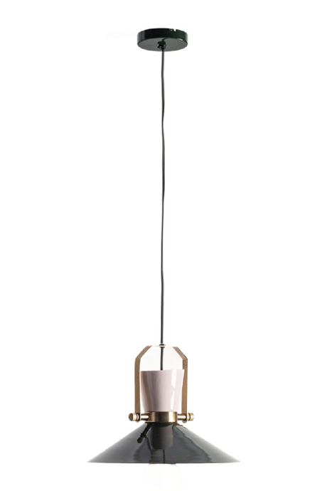   Green Conical Hanging Lamp | Oroa.com