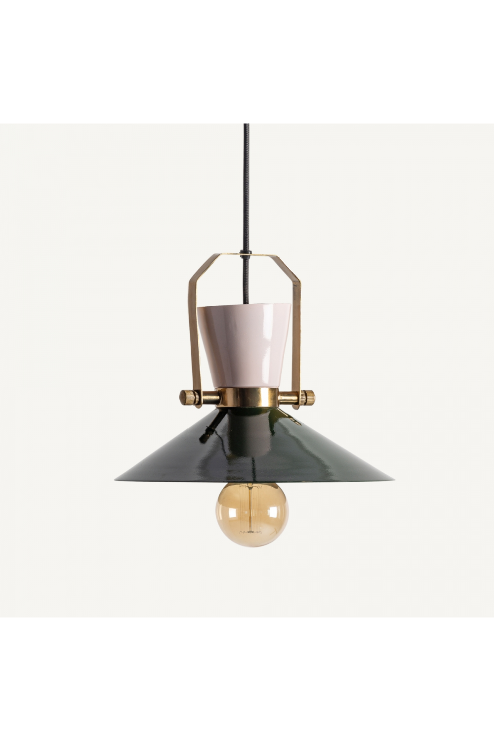   Green Conical Hanging Lamp | Oroa.com