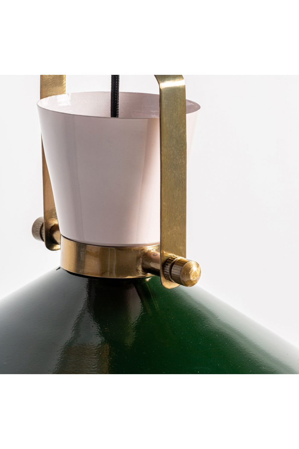   Green Conical Hanging Lamp | Oroa.com