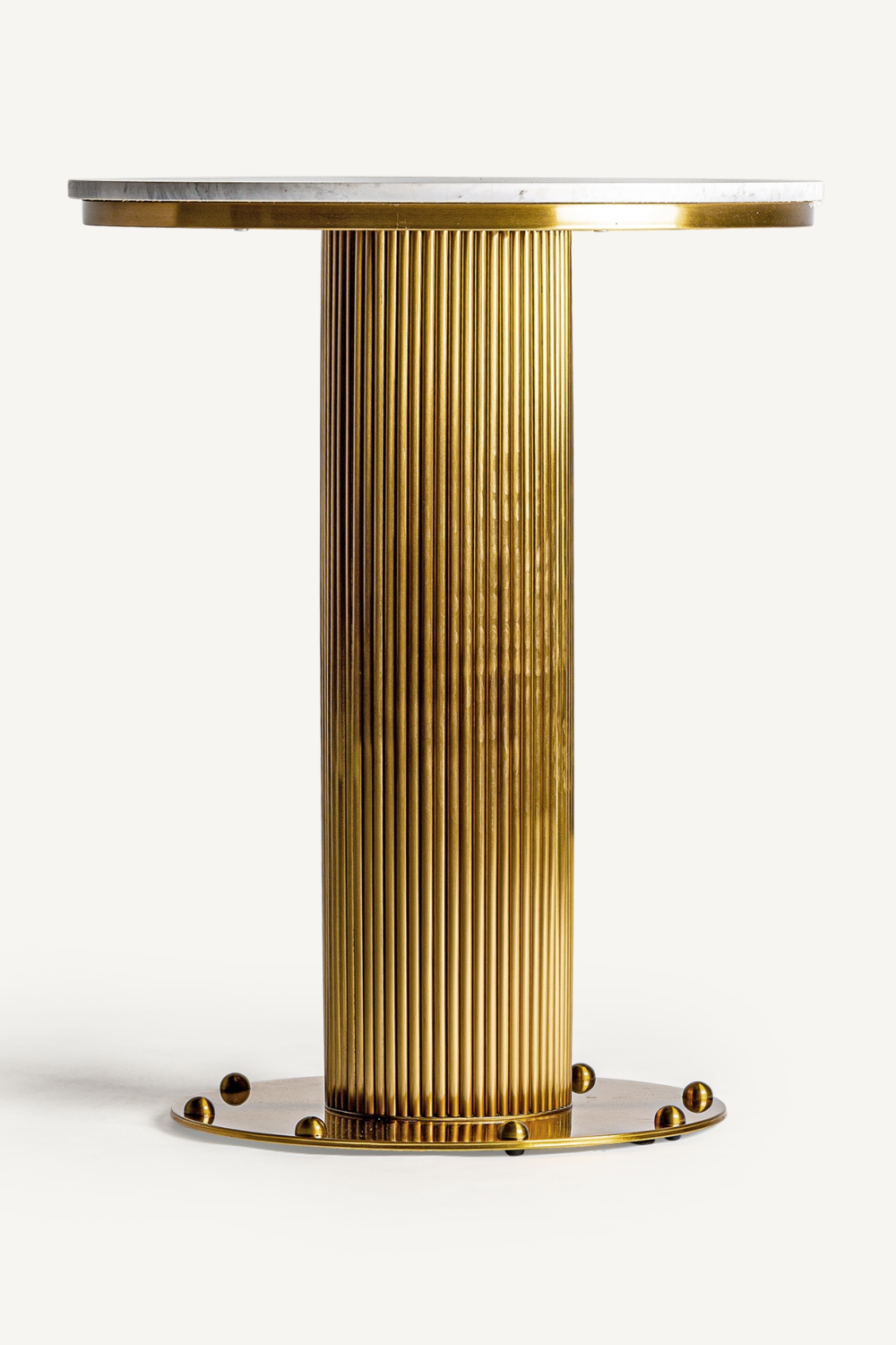   Golden Base Round Bar Table | Oroa.com