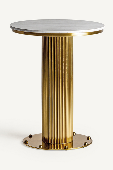   Golden Base Round Bar Table | Oroa.com