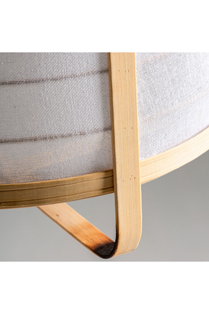   White Linen Hanging Lamp | Oroa.com