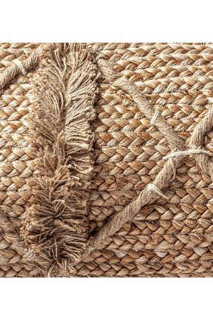   Rectangular Jute Cushion | Oroa.com