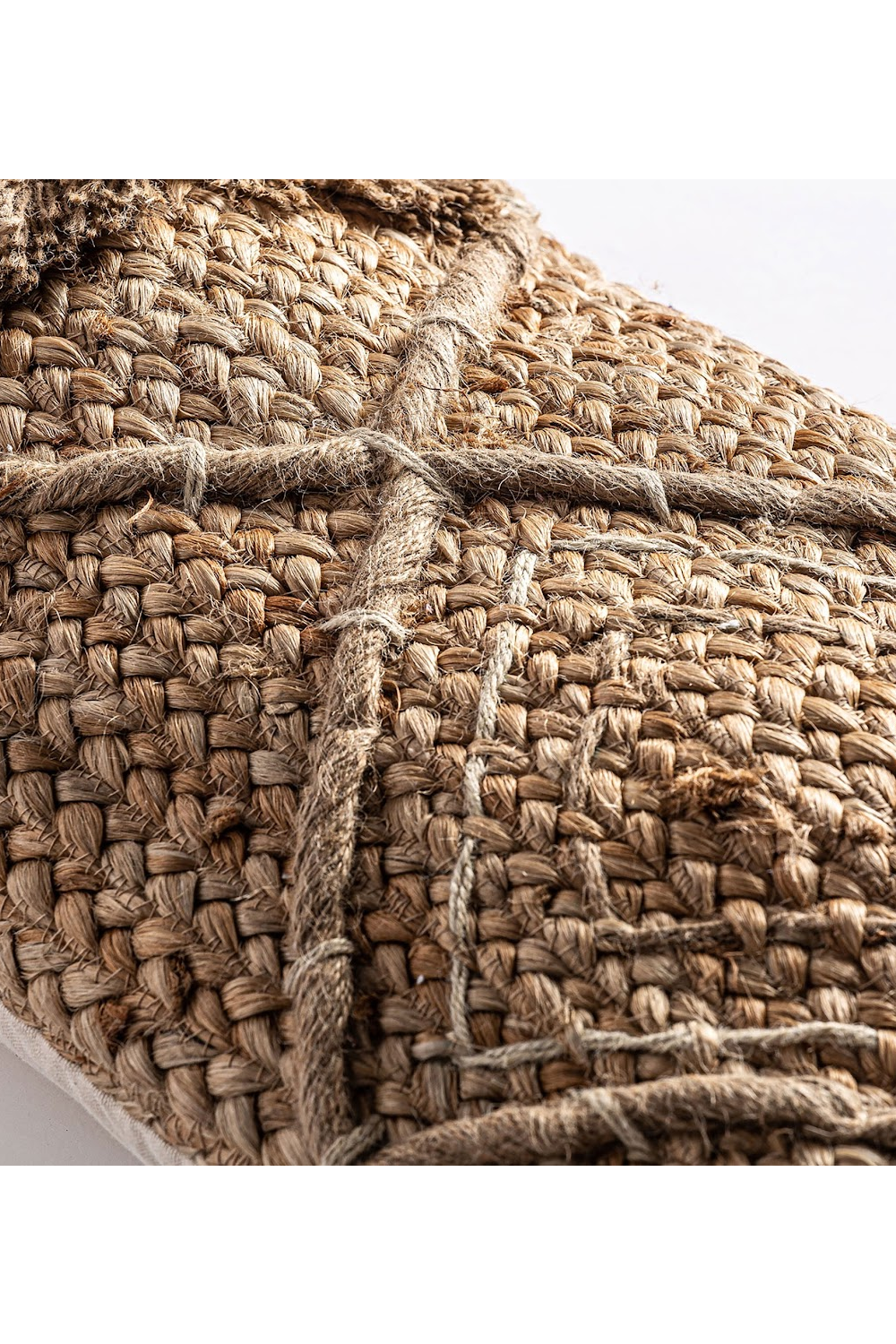   Rectangular Jute Cushion | Oroa.com