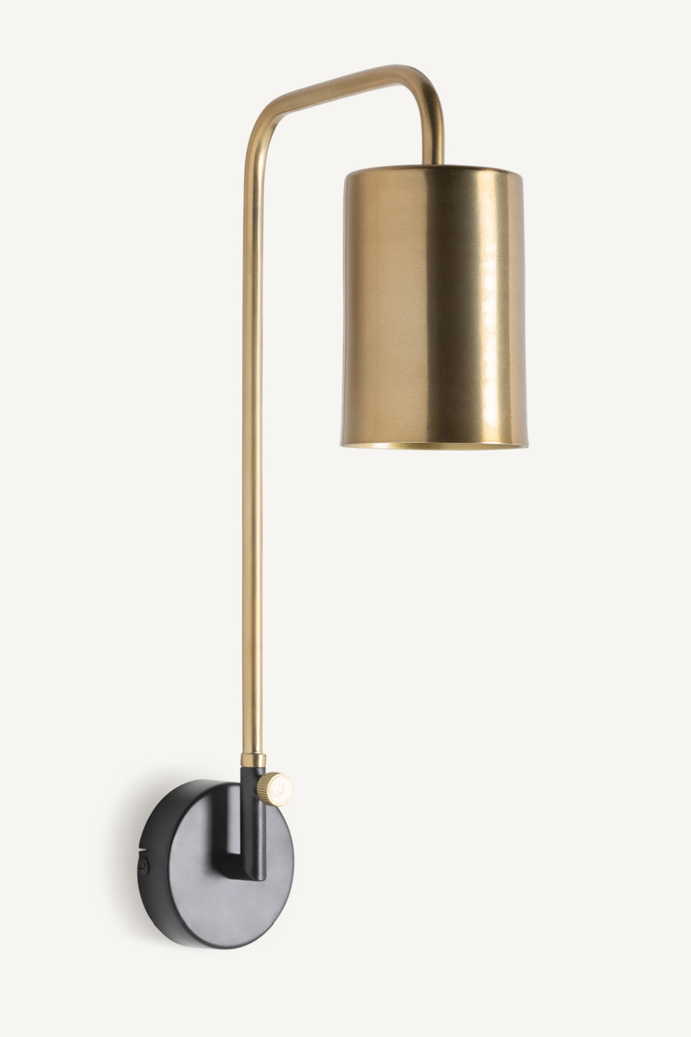   Gold Cylindrical Wall Lamp | Oroa.com