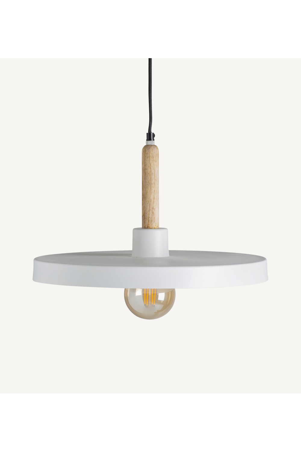   White Circular Hanging Lamp | Oroa.com