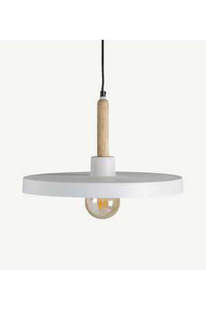   White Circular Hanging Lamp | Oroa.com