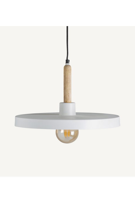   White Circular Hanging Lamp | Oroa.com