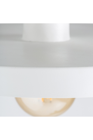   White Circular Hanging Lamp | Oroa.com