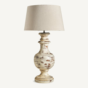   Whitewashed Wood Table Lamp | Oroa.com