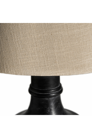   Black Wooden Base Table Lamp | Oroa.com