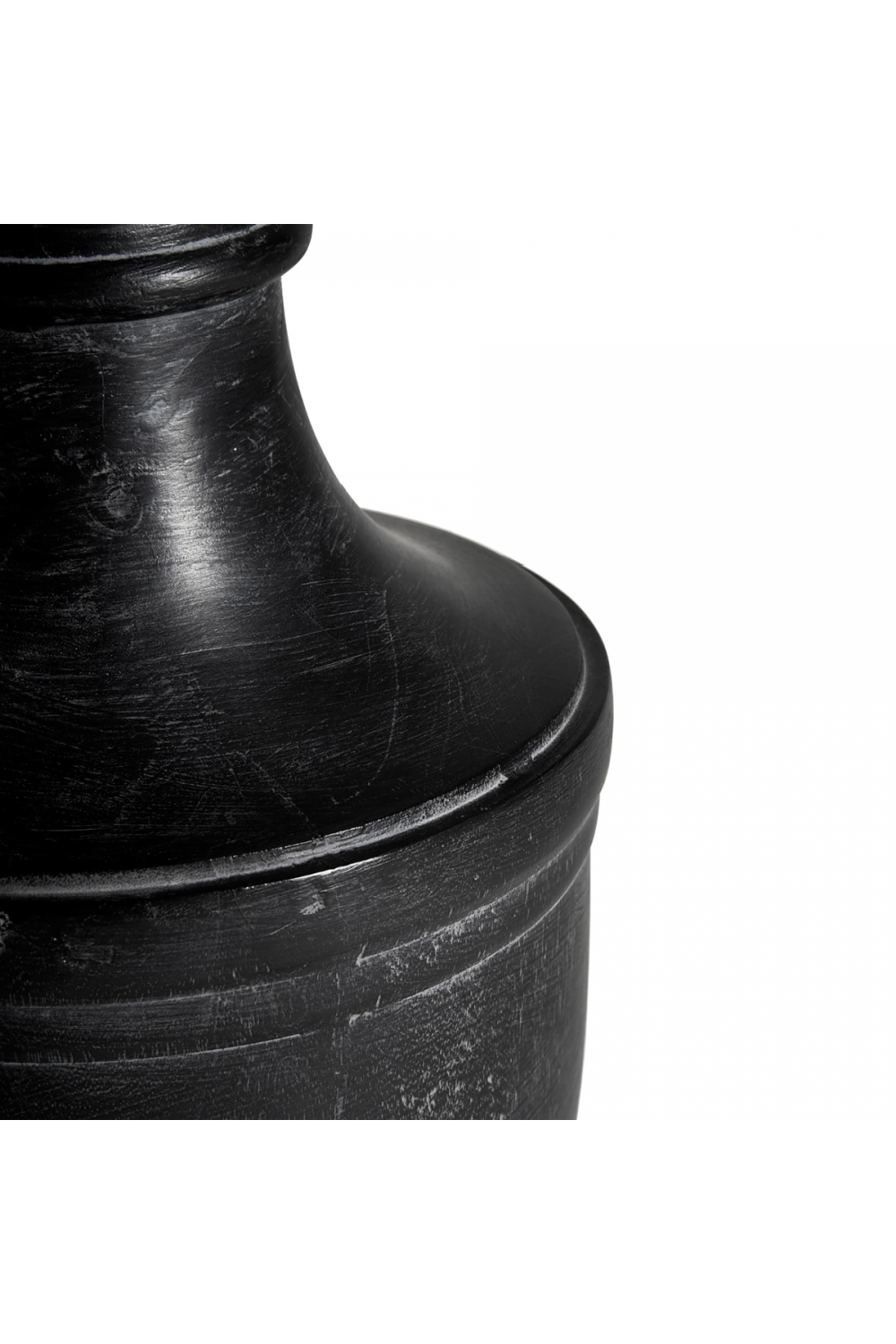   Black Wooden Base Table Lamp | Oroa.com