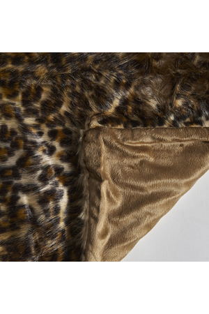   Brown Printed Furry Throw Blanket | Oroa.com