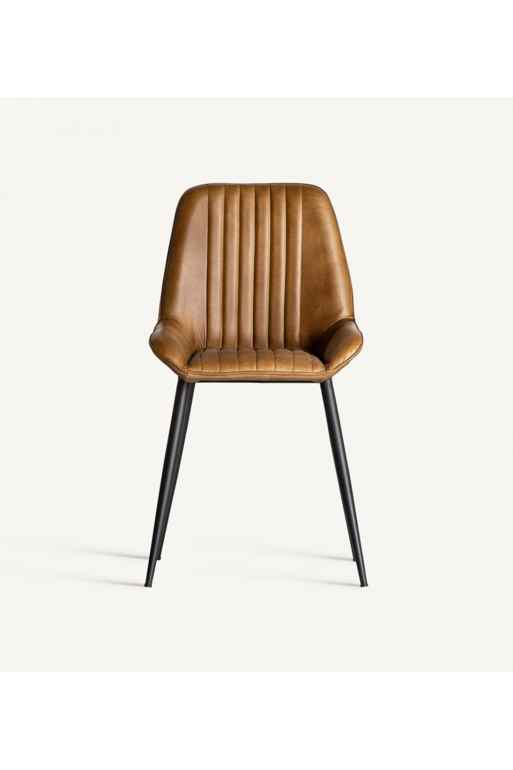   Camel Leather Dining Chair | Oroa.com