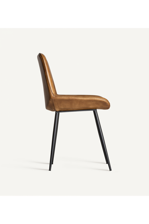   Camel Leather Dining Chair | Oroa.com