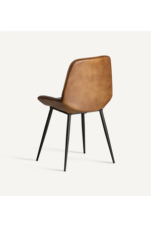   Camel Leather Dining Chair | Oroa.com