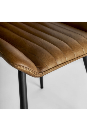   Camel Leather Dining Chair | Oroa.com