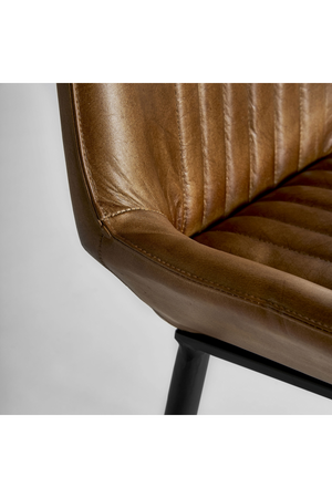   Camel Leather Dining Chair | Oroa.com