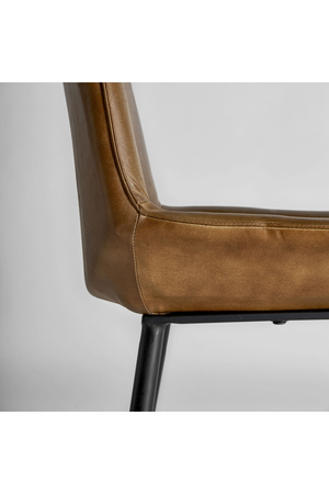   Camel Leather Dining Chair | Oroa.com