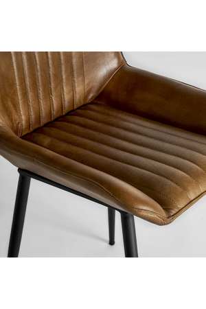   Camel Leather Dining Chair | Oroa.com