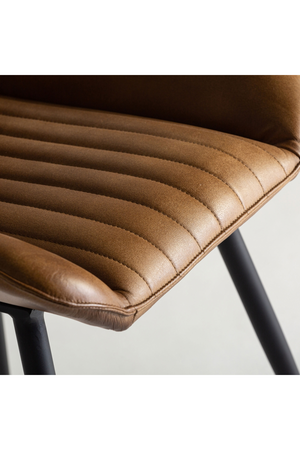   Camel Leather Dining Chair | Oroa.com