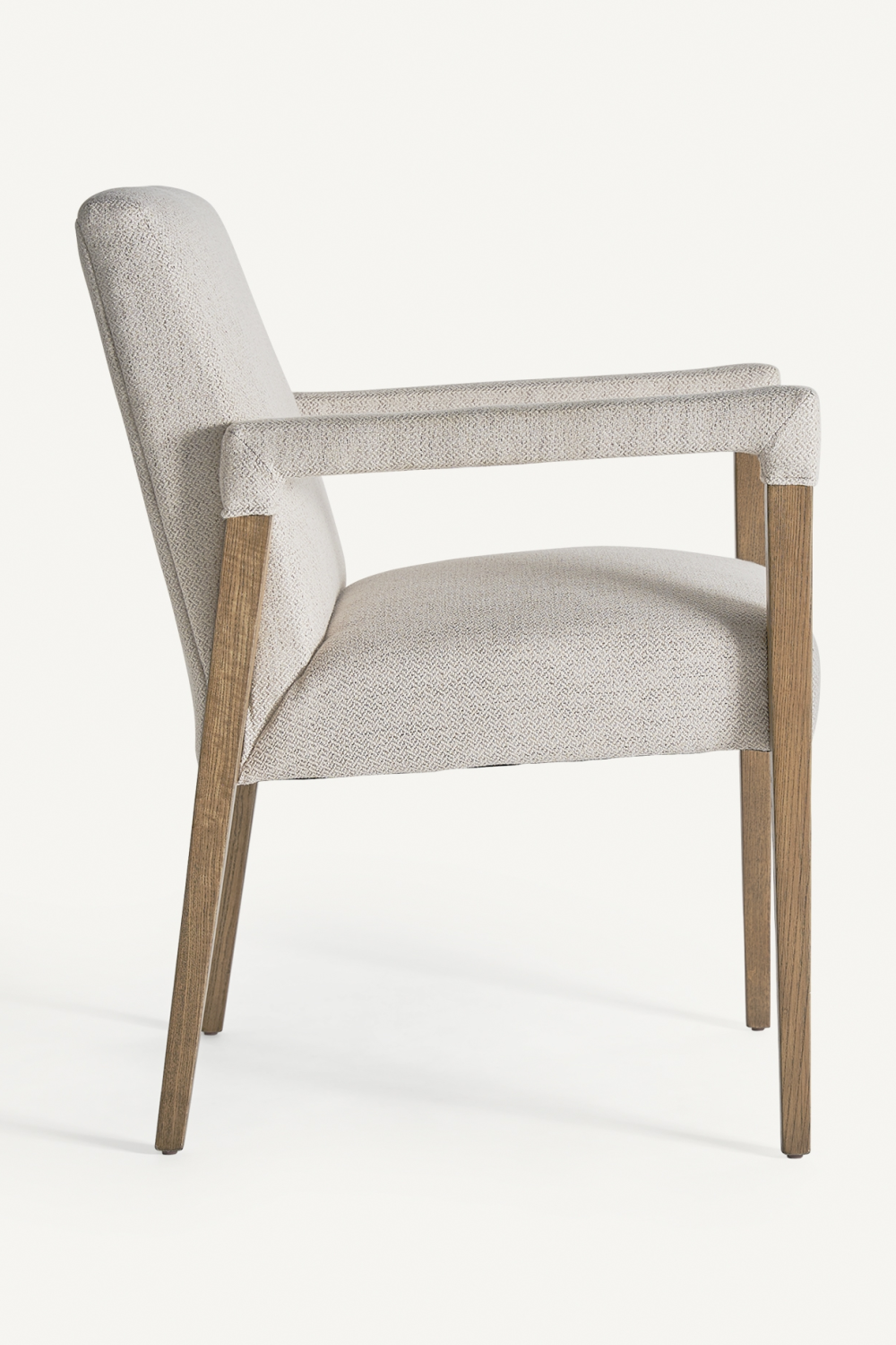   Cream Linen Accent Armchair | Oroa.com