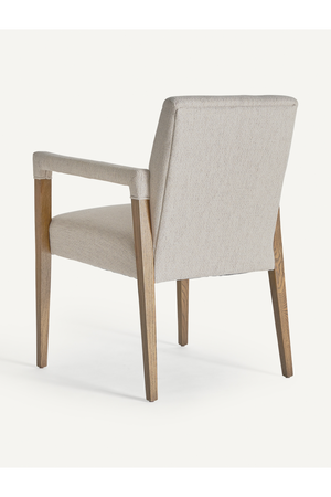   Cream Linen Accent Armchair | Oroa.com