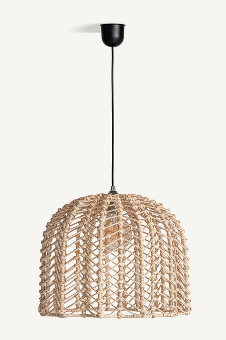   Braided Rattan Dome Hanging Lamp | Oroa.com