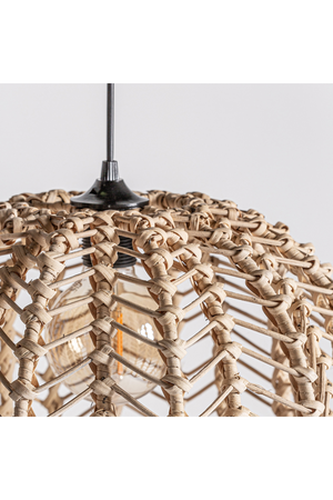   Braided Rattan Dome Hanging Lamp | Oroa.com