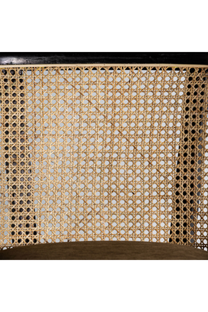   Velvet Seat Rattan Dining Chair | Oroa.com