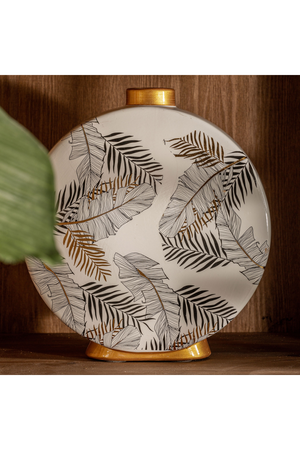   White Round Ceramic Vase | Oroa.com