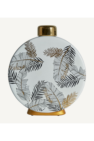   White Round Ceramic Vase | Oroa.com