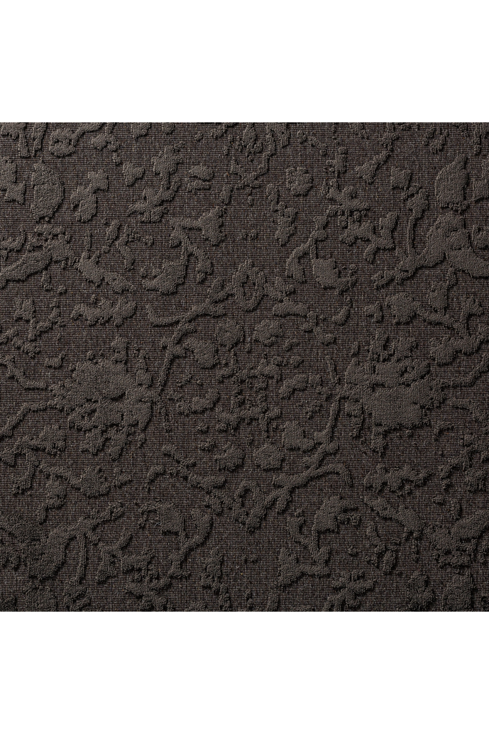   Black Viscose Carpet 6'5" x 9'5" | Oroa.com