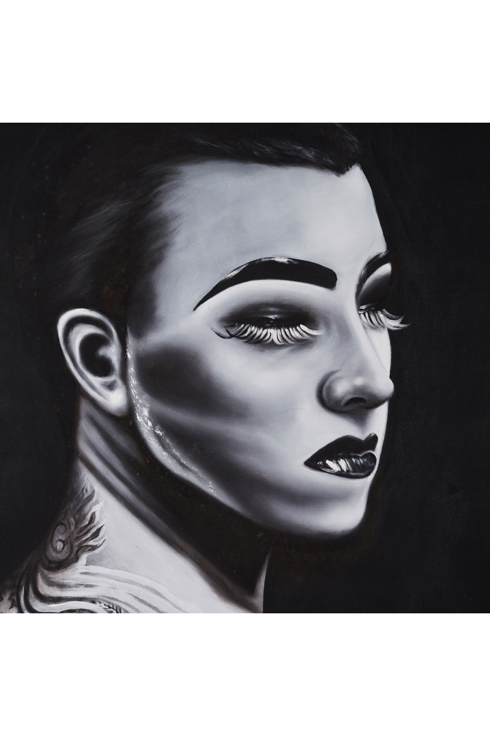   Tattooed Woman Art Print | Oroa.com