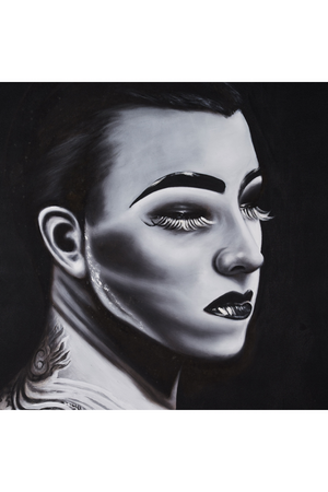   Tattooed Woman Art Print | Oroa.com