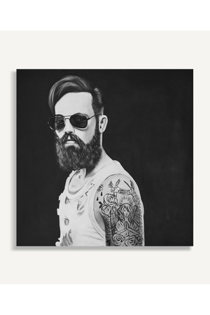   Tattooed Man Art Print | Oroa.com