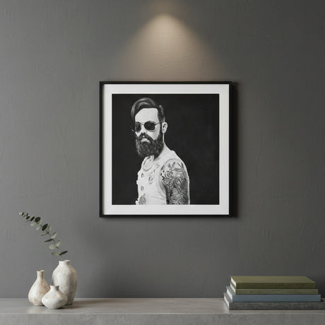   Tattooed Man Art Print | Oroa.com