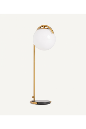   White Globe Table Lamp | Oroa.com