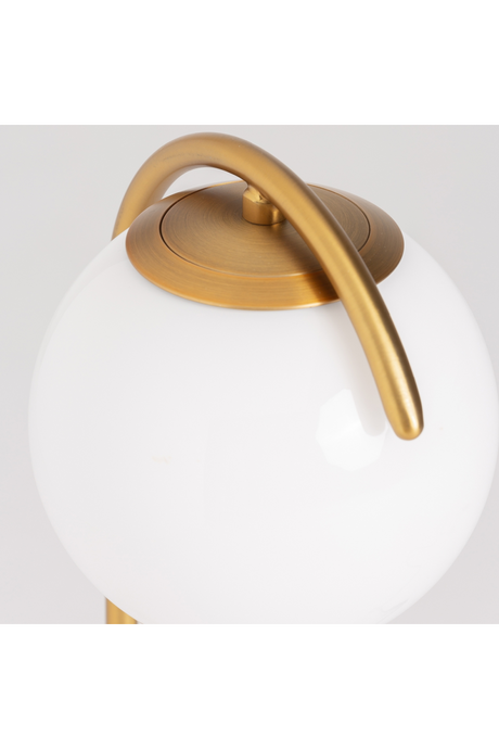   White Globe Table Lamp | Oroa.com
