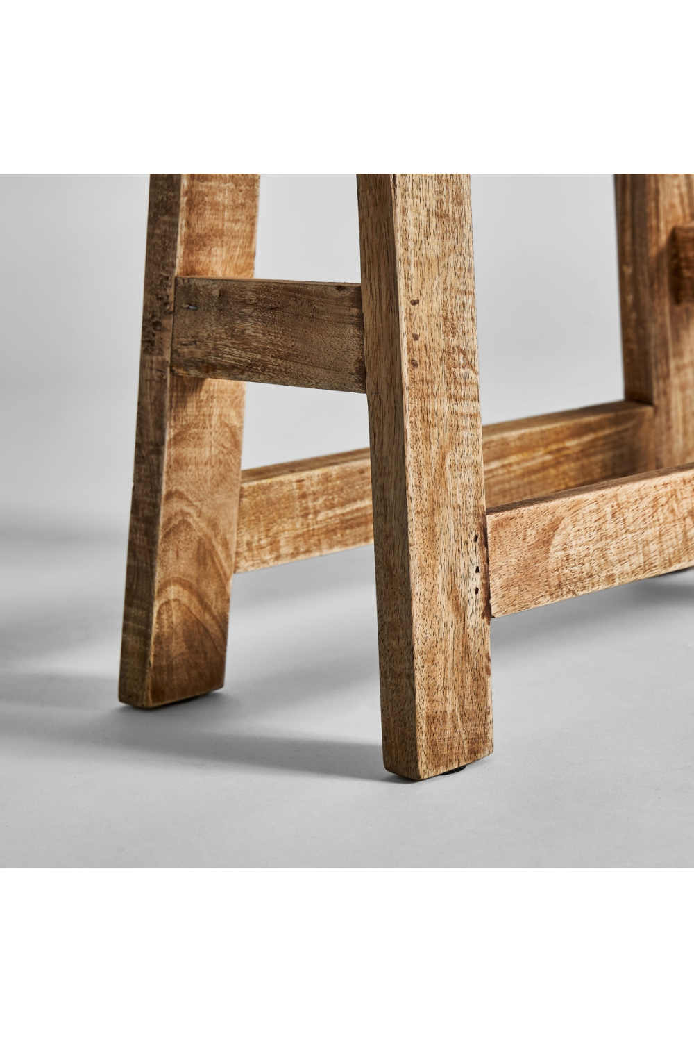   Brown Leather Seat Stool | Oroa.com