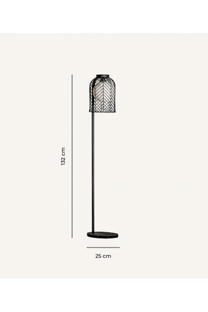   Black Metal Floor Lamp | Oroa.com