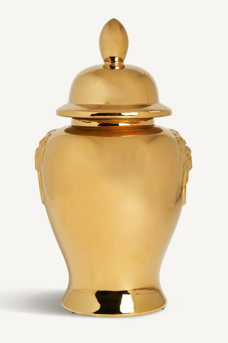   Gold Ceramic Vase L | Oroa.com